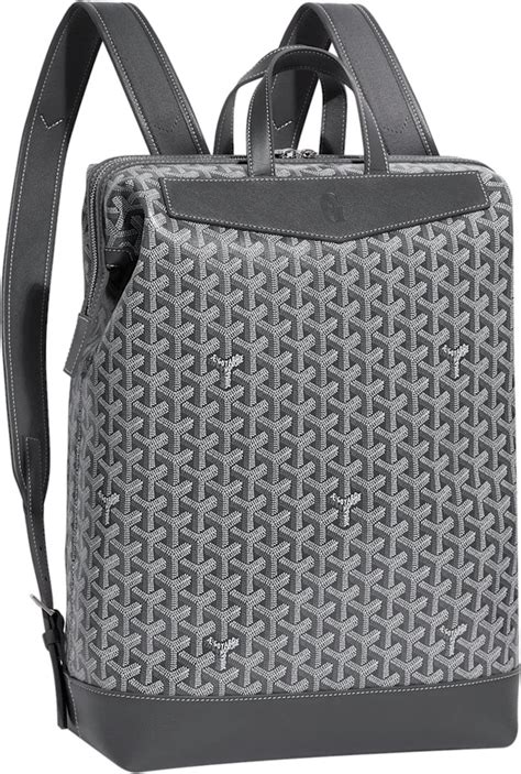 goyard grey backpack